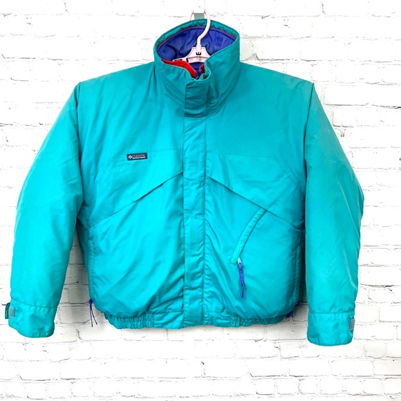 ❄️VINTAGE |•COLUMBIA•| Whirlybird 4-in-1 Winter Ski Radial Sleeve Jacket Large - Picture 2 of 16